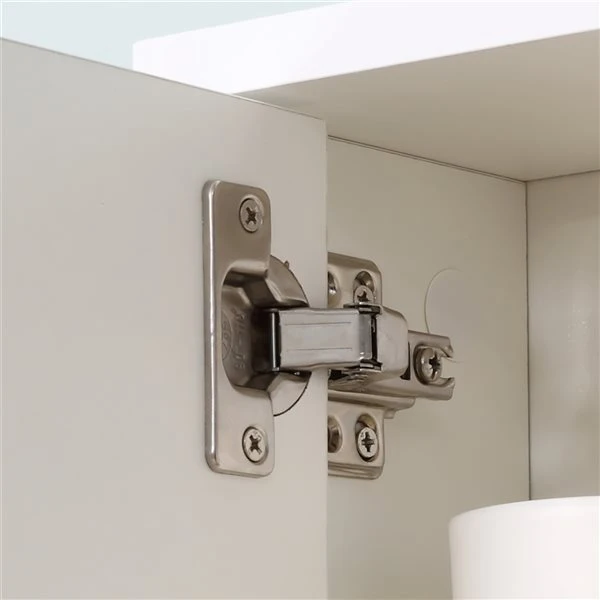 Kleankin 21.5-in X 24.5-in Surface White Mirrored Rectangular Medicine Cabinet 4 Kleankin 21.5-in X 24.5-in Surface White Mirrored Rectangular Medicine Cabinet - Image 2