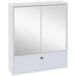 Kleankin 21.5-in X 24.5-in Surface White Mirrored Rectangular Medicine Cabinet 11 Kleankin 21.5-in X 24.5-in Surface White Mirrored Rectangular Medicine Cabinet -Allied Brass Sales Store 330974776 MainImage 001 l