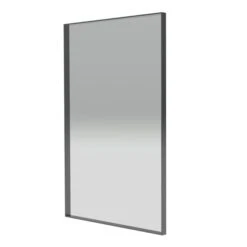 Reln 24-in Gunmetal Grey Rectangular Bathroom Mirror