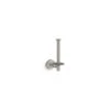 KOHLER Elate Wall Mount Brushed Nickel Single Post Toilet Paper Holder
