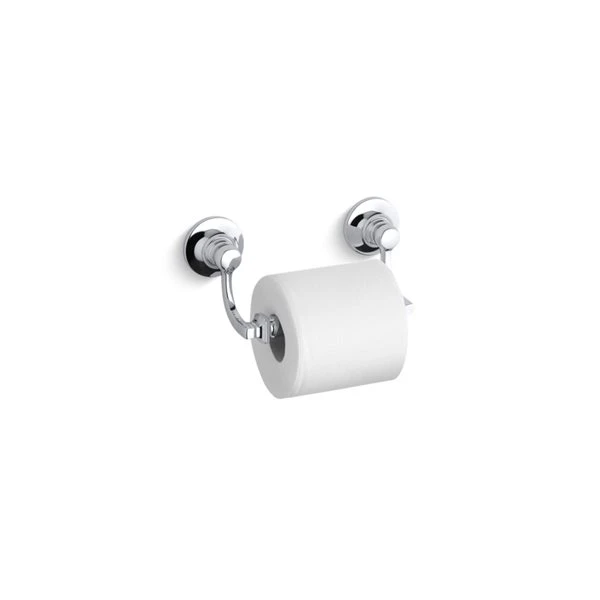 KOHLER Bancroft Polished Chrome Wall Mount Pivot Toilet Paper Holder 3 KOHLER Bancroft Polished Chrome Wall Mount Pivot Toilet Paper Holder