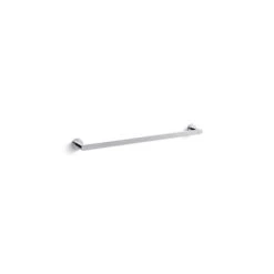 KOHLER Composed 24-in Wall Mount Polished Chrome Single Towel Bar
