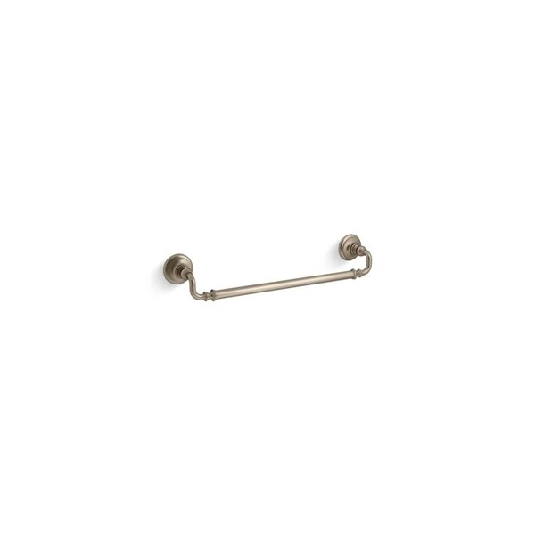 KOHLER Artifacts 18-in Brushed Bronze Wall Mount Single Towel Bar 3 KOHLER Artifacts 18-in Brushed Bronze Wall Mount Single Towel Bar