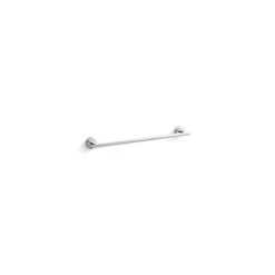 Kohler Elate 18-in Polished Chrome Wall Mount Single Towel Bar