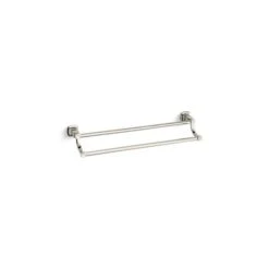 KOHLER Margaux 24-in Polished Nickel Wall Mount Double Towel Bar