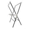 ORE International 51-in Tall Black Metal Folding Laundry Drying Rack -Allied Brass Sales Store 330995996 MainImage 001 l