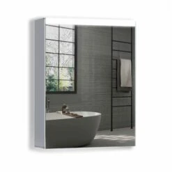 Clihome 24-in X 30-in LED Mirror Medicine Cabinet (Right)