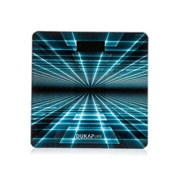 Dukap Life 400-lb Digital Tron Blue Bathroom Scale With LED Screen Display 6 Dukap Life 400-lb Digital Tron Blue Bathroom Scale With LED Screen Display - Image 5