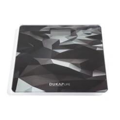 Dukap Life 400-lb Digital Black Bathroom Scale With LED Screen Display