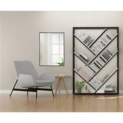 Zipdecor EComdecor 29.5-in Black Rectangular Bathroom Mirror -Allied Brass Sales Store 331023665 AlternateImage3 l