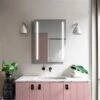 WELLFOR 32-in Lighted LED Fog Free White Rectangular Frameless Bathroom Mirror -Allied Brass Sales Store 331025030 AlternateImage7 l