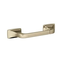 Amerock Highland Ridge Golden Champagne Wall Mount Double Post Toilet Paper Holder