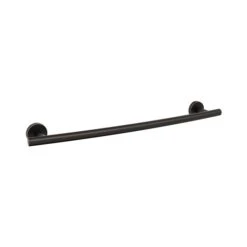 Amerock Arrondi 18-in Oil-Rubbed Bronze Wall Mount Single Towel Bar