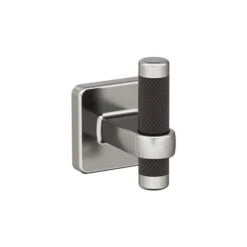 Amerock Esquire 1-hook Brushed Nickel/oil-rubbed Bronze Towel Hook