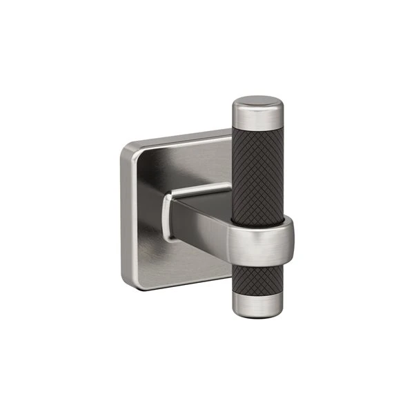 Amerock Esquire 1-hook Brushed Nickel/oil-rubbed Bronze Towel Hook 3 Amerock Esquire 1-hook Brushed Nickel/oil-rubbed Bronze Towel Hook