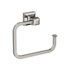 Amerock Mulholland Brushed Nickel Wall Mount Towel Ring