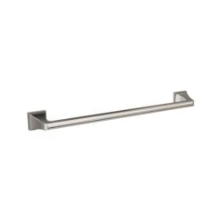 Amerock Mulholland 18-in Brushed Nickel Wall Mount Single Towel Bar