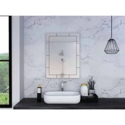 Allied Brass Sales Store 9 FM Furniture Oahu 21-in Square Frameless Bathroom Mirror