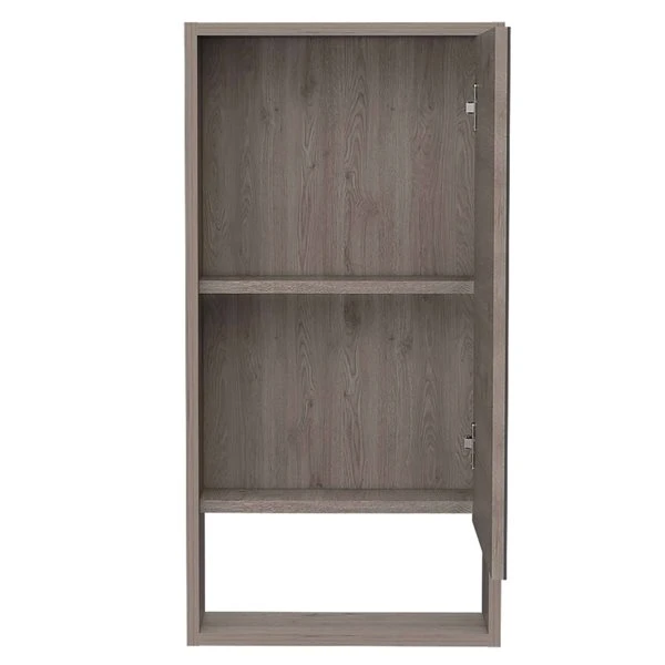FM Furniture Modesto 17.9-in X 35.4-in Light Grey Mirrored Rectangle Medicine Cabinet 5 FM Furniture Modesto 17.9-in X 35.4-in Light Grey Mirrored Rectangle Medicine Cabinet - Image 3