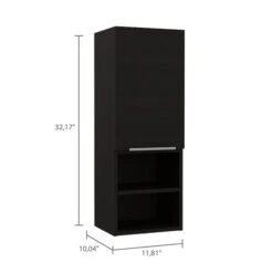 FM Furniture Milwaukee 11.8-in X 32.1-in Black Rectangle Medicine Cabinet 8 FM Furniture Milwaukee 11.8-in X 32.1-in Black Rectangle Medicine Cabinet -Allied Brass Sales Store 331040390 AlternateImage2 l