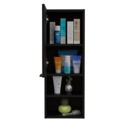 FM Furniture Milwaukee 11.8-in X 32.1-in Black Rectangle Medicine Cabinet 11 FM Furniture Milwaukee 11.8-in X 32.1-in Black Rectangle Medicine Cabinet -Allied Brass Sales Store 331040390 MainImage 001 l