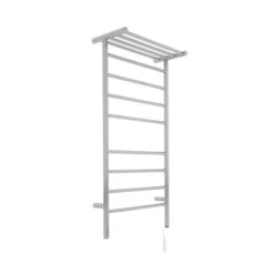 Ancona 8-Bar Wall Mount Polished Stainless Steel Plug-In And Hardwired Towel Warmer With Timer -Allied Brass Sales Store 331040616 AlternateImage2 l