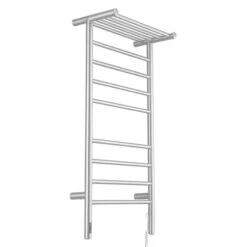 Ancona 8-Bar Wall Mount Brushed Stainless Steel Plug-In And Hardwired Towel Warmer With Timer 9 Ancona 8-Bar Wall Mount Brushed Stainless Steel Plug-In And Hardwired Towel Warmer With Timer -Allied Brass Sales Store 331040628 MainImage 001 l