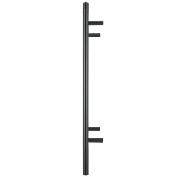 Ancona 10-Bar Wall Mount Matte Black Plug-In And Hardwired Towel Warmer 4 Ancona 10-Bar Wall Mount Matte Black Plug-In And Hardwired Towel Warmer - Image 2