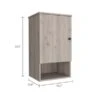FM Furniture Alaska 16.2-in X 28.5-in Recessed Light Grey Rectangle Medicine Cabinet -Allied Brass Sales Store 331042134 AlternateImage3 l