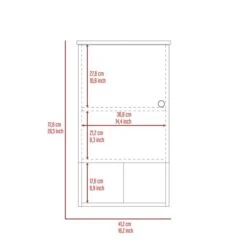 FM Furniture Alaska 16.2-in X 28.5-in Recessed Light Grey Rectangle Medicine Cabinet 8 FM Furniture Alaska 16.2-in X 28.5-in Recessed Light Grey Rectangle Medicine Cabinet -Allied Brass Sales Store 331042134 AlternateImage4 l