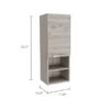 FM Furniture Ezra 11.81-in X 32.17-in Recessed Light Grey Rectangle Medicine Cabinet 1 FM Furniture Ezra 11.81-in X 32.17-in Recessed Light Grey Rectangle Medicine Cabinet -Allied Brass Sales Store 331042148 AlternateImage1 l