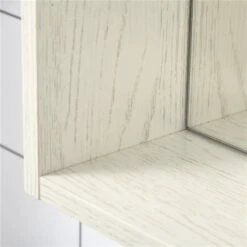 Kleankin Wall Mounted 2-Tier Medicine Cabinet With Mirror And Storage Shelf - White 9 Kleankin Wall Mounted 2-Tier Medicine Cabinet With Mirror And Storage Shelf - White -Allied Brass Sales Store 331044701 AlternateImage4 l