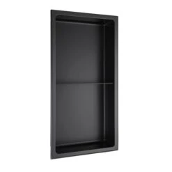 Akuaplus® Stainless Steel 12-in X 24-in Bath Shower Niche With 2 Shelves