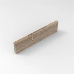 GEF Natalie Soft Oak 24-in X 6-in 1-tier Wood Wall Mount Bathroom Shelf