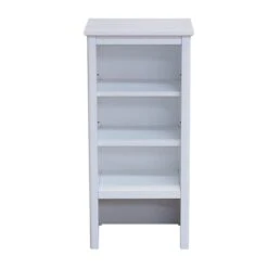 Alaterre Dorset White 3-Tier Wood Freestanding Bathroom Shelf
