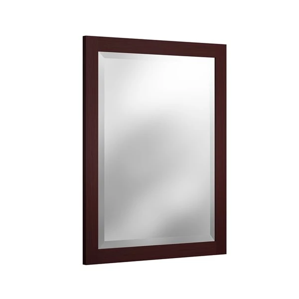 Alaterre 24-in Brown Rectangular Bathroom Mirror 4 Alaterre 24-in Brown Rectangular Bathroom Mirror - Image 2