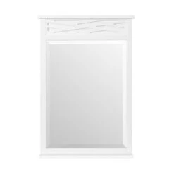 Alaterre Coventry 24-in White Rectangular Bathroom Mirror -Allied Brass Sales Store 331062051 MainImage 001 l