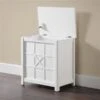 Alaterre Derby 19-in W X 20-in H Wood Laundry Hamper -Allied Brass Sales Store 331063005 AlternateImage1 l