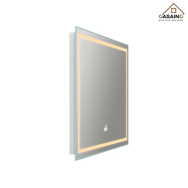 CASAINC 48-in Lighted LED Fog-Free Rectangular Frameless Bathroom Mirror 7 CASAINC 48-in Lighted LED Fog-Free Rectangular Frameless Bathroom Mirror - Image 5