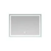CASAINC 48-in Lighted LED Fog-Free Rectangular Frameless Bathroom Mirror
