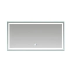 CASAINC 72-in Lighted LED Fog-Free Rectangular Frameless Bathroom Mirror 9 CASAINC 72-in Lighted LED Fog-Free Rectangular Frameless Bathroom Mirror -Allied Brass Sales Store 331064487 MainImage 001 l