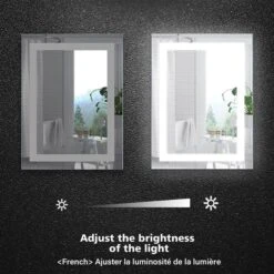 WELLFOR 24-in X 32-in Wall Mounted Anti-Fog Dimmable LED Bathroom Mirror -Allied Brass Sales Store 332003230 AlternateImage4 l