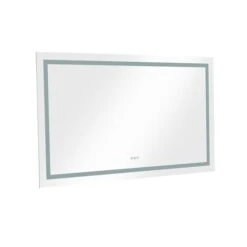 WELLFOR 48-in X 36-in Wall Mounted Frameless Anti-Fog Dimmable LED Bathroom Mirror 11 WELLFOR 48-in X 36-in Wall Mounted Frameless Anti-Fog Dimmable LED Bathroom Mirror -Allied Brass Sales Store 332003253 AlternateImage1 l