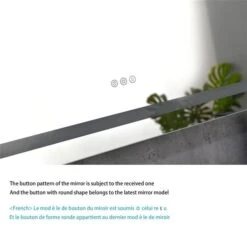 WELLFOR 48-in X 36-in Wall Mounted Frameless Anti-Fog Dimmable LED Bathroom Mirror 9 WELLFOR 48-in X 36-in Wall Mounted Frameless Anti-Fog Dimmable LED Bathroom Mirror -Allied Brass Sales Store 332003253 AlternateImage3 l