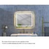 WELLFOR 36-in X 30-in Wall Mounted Frameless Anti-Fog Dimmable LED Bathroom Mirror -Allied Brass Sales Store 332003259 AlternateImage5 l