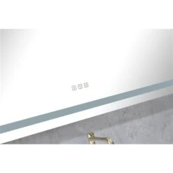 WELLFOR 60-in X 36-in Wall Mounted Frameless Anti-Fog Dimmable LED Bathroom Mirror -Allied Brass Sales Store 332003264 AlternateImage4 l