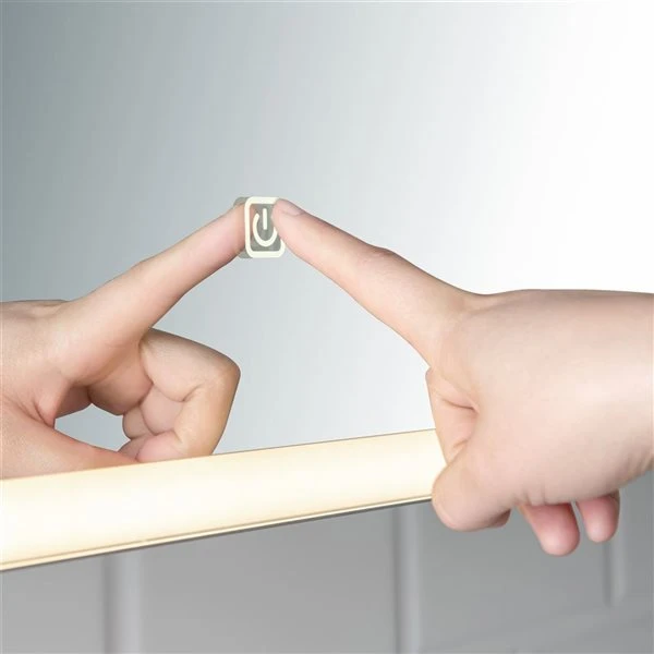 KINWELL 48 X 28-in Framed Rectangular LED Light Bathroom Vanity Mirror 4 KINWELL 48 X 28-in Framed Rectangular LED Light Bathroom Vanity Mirror - Image 2