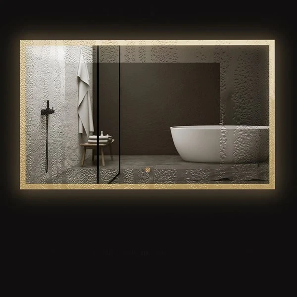 KINWELL 48 X 28-in Framed Rectangular LED Light Bathroom Vanity Mirror 7 KINWELL 48 X 28-in Framed Rectangular LED Light Bathroom Vanity Mirror - Image 5