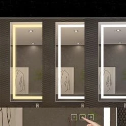 KINWELL 36 X 24-in Rectangular Frameless LED Light Wall Mount Bathroom Mirror 10 KINWELL 36 X 24-in Rectangular Frameless LED Light Wall Mount Bathroom Mirror -Allied Brass Sales Store 332004727 AlternateImage1 l