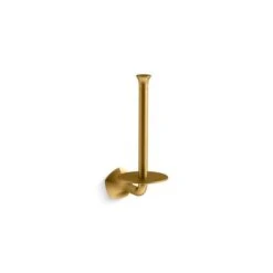 Kohler Occasion Brushed Moderne Brass Vertical Toilet Paper Holder